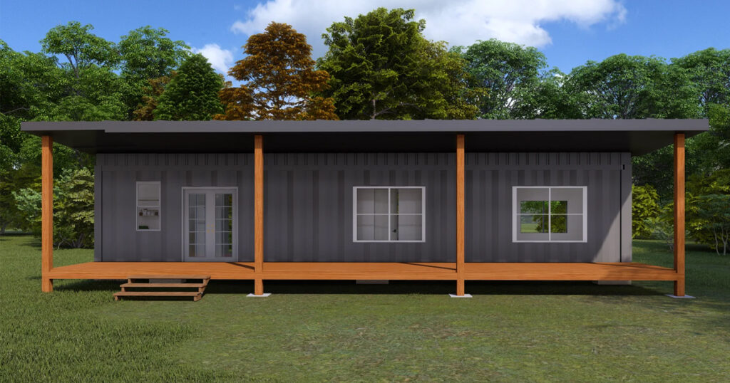 45 m² 2+1 Konteyner Ev